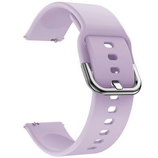 Womens9999 Galaxy Watch 帶扣矽膠錶帶適用於 Galaxy Watch 4 3 2 Classic Active 40 41 42 44 46 20 毫米錶帶, 芋頭奶茶, Galaxy Watch 4/4 Classic/Watch 3/Active 2/1 20mm