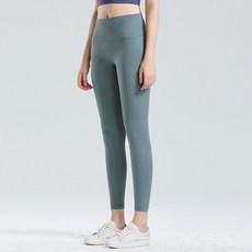 iWorkOut G329 高腰親膚瑜珈褲 九分褲 女生運動褲 緊身壓力褲 無尷尬線 顯瘦褲 健身訓練褲 神秘綠