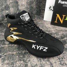 남성 사계절 농구화 패션화 스니커즈 키높이3cm 하이탑 운동화 미끄럼방지통기