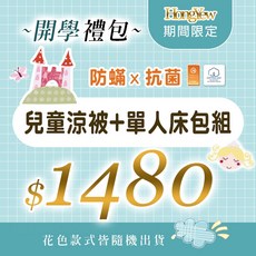 鴻宇 兒童涼被與單人床包枕套組