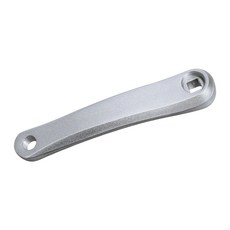 경량 170mm 자전거 왼쪽 싱글 체인 크랭크 암 쉬운 설치 예비 부품, 실버-사각 구멍, 1개
