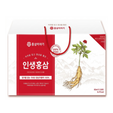인생홍삼 프리미엄 홍삼액 80ml 30포