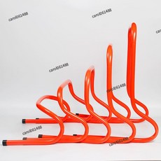 兒童體能訓練跨欄架：幼兒園足球敏捷障礙物訓練器材，高度可調, 1個, 15cm加厚跨欄架5個裝送提手,藍色