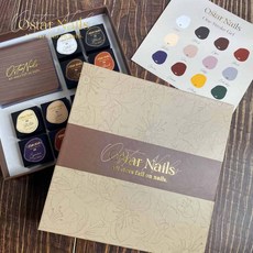 Ostar Nails One Stroke Gel 復古畫線膠 12色套組, 1個, 復古畫線膠精裝-12色套組, 復古畫線膠精裝-12色套組, 5ml