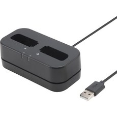 Cyber Switch Joy-Con控制器充電座, 1個, 雙手座充 黑色