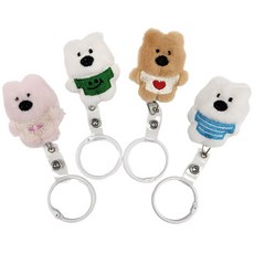 MDC 옷입은 강아지 릴홀더 / 신분증릴홀더 간호사테이프걸이, 1개, 블루 티셔츠