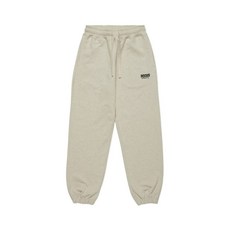 DISCUS ATHLETIC 헤비웨이트 레터 로고 스웨트 팬츠 오트밀 243693