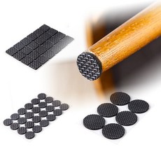 kimos의자발커버 소음방지 바닥훼손 미끌림방지커버 의자커버, 타원형12P세트