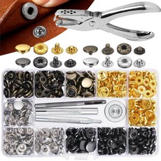 하이로나 스프링도트 똑딱단추펀치 똑딱이단추 스냅 부자재, 1개, 1개