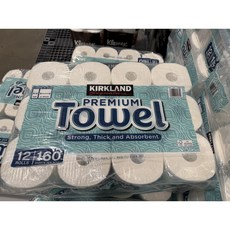 커클랜드 시그니춰 종이타올 2겹 160매 x 6롤 12롤 코스트코, 140매, 6개
