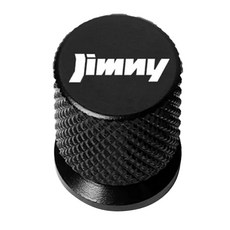 Suzuki Jimny 吉姆尼 JB74 輪胎氣門嘴帽 鋁合金防爆氣門芯蓋 一套4只 台灣現貨, 黑色, 1套裝