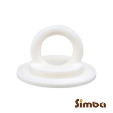 小獅王辛巴儲乳瓶密封矽膠墊片 食品級矽膠材質 防漏保鮮, 1個, 蘊蜜寬口奶瓶儲乳片5入