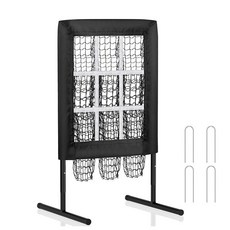 巨匠工廠棒球投球九宮格練習網投手好球區訓練器材棒壘球九宮格投球網, 九宮格投球練習網(魔術貼) 約5.3kg, 1個