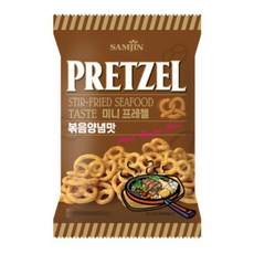 삼진 미니프레첼 볶음양념맛, 70g, 3개