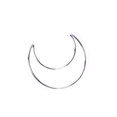 나무 조각 공예 화환 반지 대나무 꽃 후프 마크라메 DIY 드림 캐처 웨딩 장식, 10cm