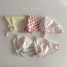 마이베베 여름 핀코트 두건 머플러 유아 아기 보넷 스카프 여름 키즈