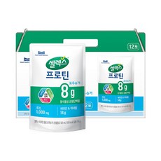 셀렉스 건강식품관 프로틴음료 로우슈거 파우치 125ml 12입(1박스) 헬스 단백질 보충제, 1박스