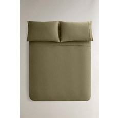 자라 zara 퍼케일 코튼 이불 커버(300수) - 초록 0030/088/500112670, 싱글