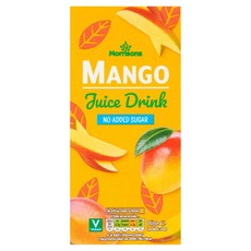 영국 모리슨 Morrisons Mango Juice Drink 노슈가 망고 주스 드링크, 8개, 1L