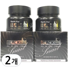 블랙 스네일 올인원 크림 (1+1), 2개, 100ml