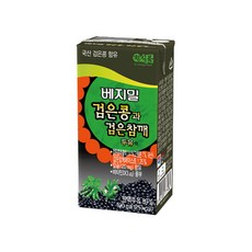 베지밀 검은콩과 검은참깨 두유, 190ml, 24개