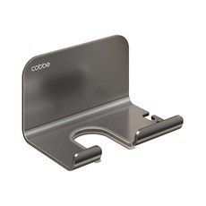 【cobbe 卡貝】 - 免打孔壁掛式置物架 浴室衛生間收納神器 強承重吹風機掛架支架, 1個, GJ-10S040灰吹風機架-灰色, 灰色