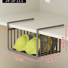 정리대 보관대 수납대 걸이형 드레스룸 다용도, 1개, F. 블랙 스몰 단품