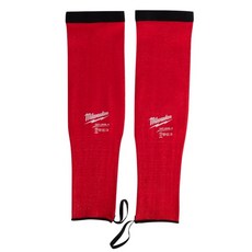 米沃奇 美沃奇 A3 吸濕排汗防割袖套 保護袖套 機能防曬 戶外施工單位必備品 緊身 彈性 抗UV 防風 抗紫外線, 1個, 無包裝紅色A3長度18"(46CM), 紅色