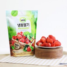[소비기한임박] 뉴뜨레 냉동 홀 딸기 중국산, 1개, 1kg