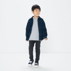 [무인양품] 키즈 양모 기모 플란넬 긴소매 긴팔 셔츠 CB1H2A3A 476772