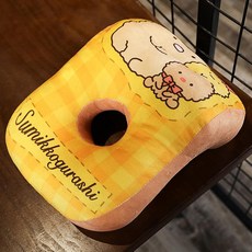 귀멸의칼날 캐릭터 쿠션 책상 베개 탄지로 네츠코 사무실 교실용, 1단, 브라운