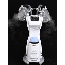 헤어 스티머 전문가용 미용실용 미스트기 헤어살롱 장비, 2관 2캡 엘보형, 기본 모델명/품번