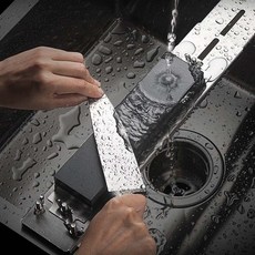 싱크대 숫돌 받침대 스테인리스 고정대 거치대 홀더, 스텐304숫돌거치대, 1개