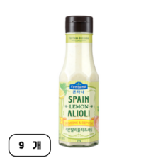 폰타나 스페인 레몬 알리올리 드레싱, 270g, 9개