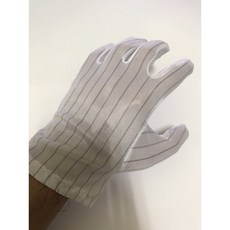 雙面防靜電手套 左右手通用, 白色10雙,S, 1個