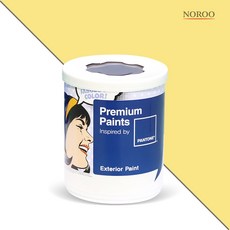 노루페인트 팬톤 외부용 실외 저광 페인트 1L, 12-0727 Sunshine, 1개