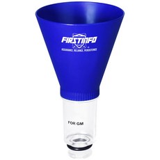 FIRSTINFO F3553GM 엔진 오일 깔때기 - 대부분의 AM 제너럴 뷰익 캐딜락 쉐보레 크라이슬러 닷지 GMC 및 폰티악 차량용 유출 없는 충전 도구 사용 편의성, Oil Funnel for GM