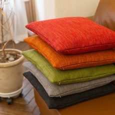 아마레또Ver2 고급 자가드 방석 커버 (5color), 차콜