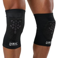 McDavid HEX Viz knee/Elbow Pad Pair Black/Grey XS, NEW Black