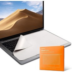 UPPCASE 고스트블랭킷 화면 키보드 임프린트 보호 마이크로파이버 라이너 및 클리닝 클로 13인치 맥북 프로 13인치 및 맥북 에어 13인치 15인치와 호환됨, 13"/14"/15" MacBooks, 1개