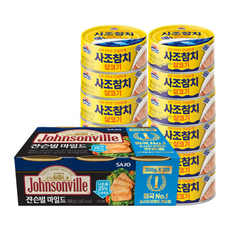 쟌슨빌 마일드 200x3 + 살코기참치x6+x6, 1개