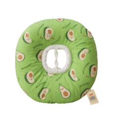 저니위드펫츠 반려동물 DC소프트 넥카라 쿠션, 1개, 아보카도 그린