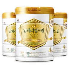남양유업 임페리얼드림 XO 월드클래스 분유 4단계, 800g, 3개