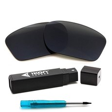 IKON LENSES 오클리 Twoface (OO9189) 선글라스용 편광 호환 교체 - 블랙 (편광), 1개