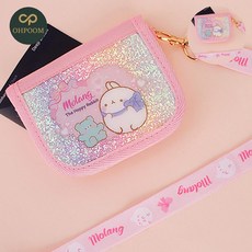 [픽글] 초등남아지갑 초등고학년여아지갑 초등지갑 몰랑 레인보우 목걸이 지갑