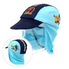 [아우트_63]요괴메카드모자 아동 플랩캡 썬캡 수영모자