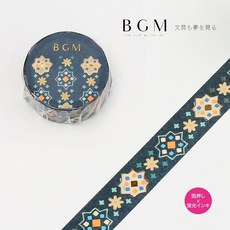 莫莫日貨 BGM燙金和紙膠帶 萬花筒圖案 日本進口 手帳裝飾 DIY素材, 1個