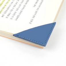모서리 북마크 책소품, 하트 - 블루