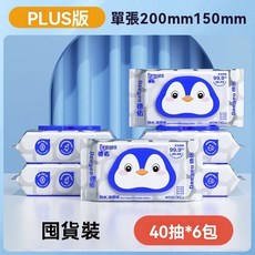 巨實惠 純水濕廁紙 家庭版 潔廁濕巾 男女通用 可沖散 80抽廁所濕巾 隨身攜帶, 1個, 純水濕廁紙40片*6包, 40抽