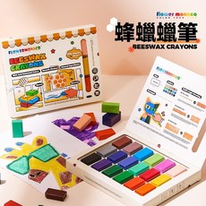 FLOWERMONACO 蜂蠟蠟筆, 1個, 18